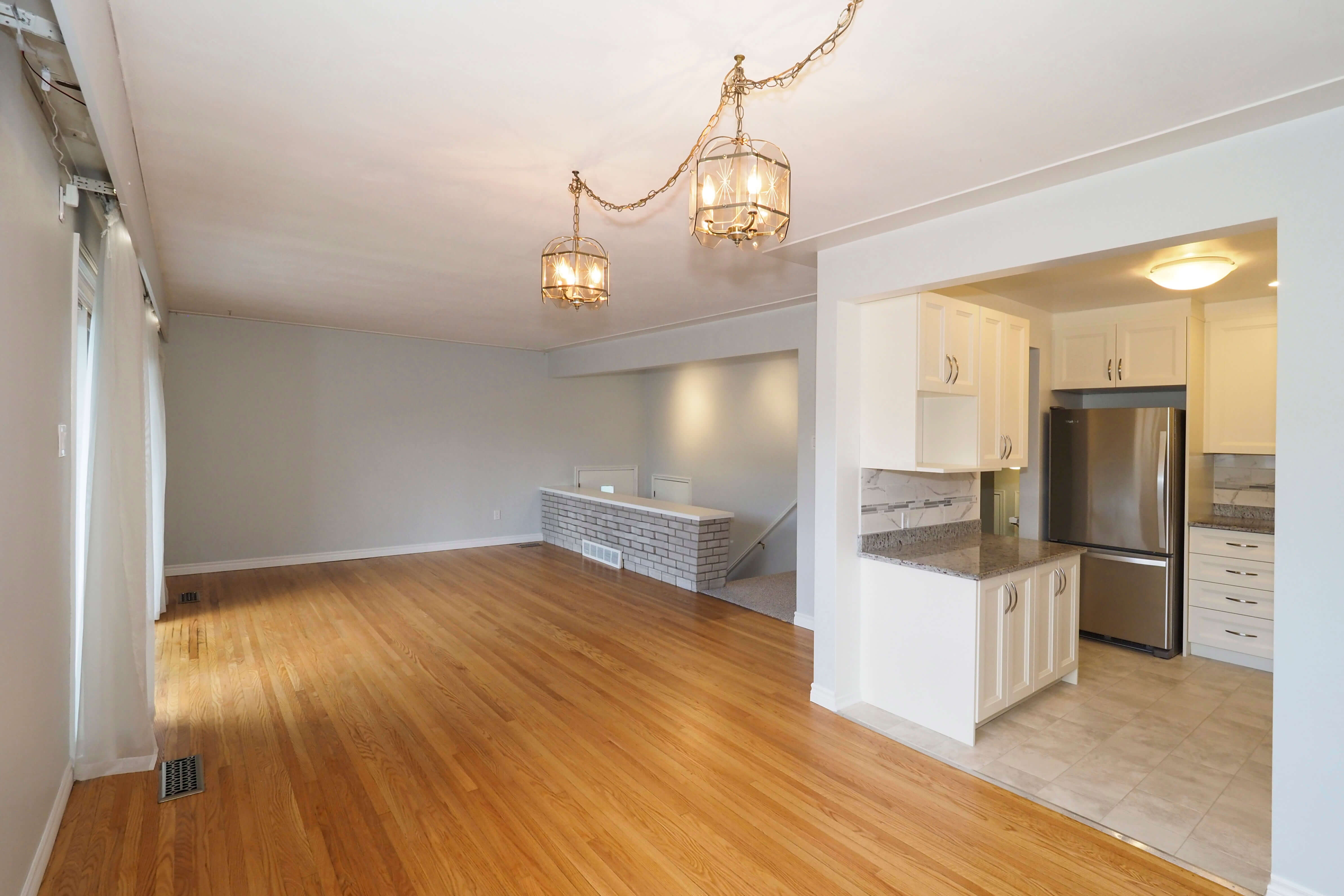 Dining and living room